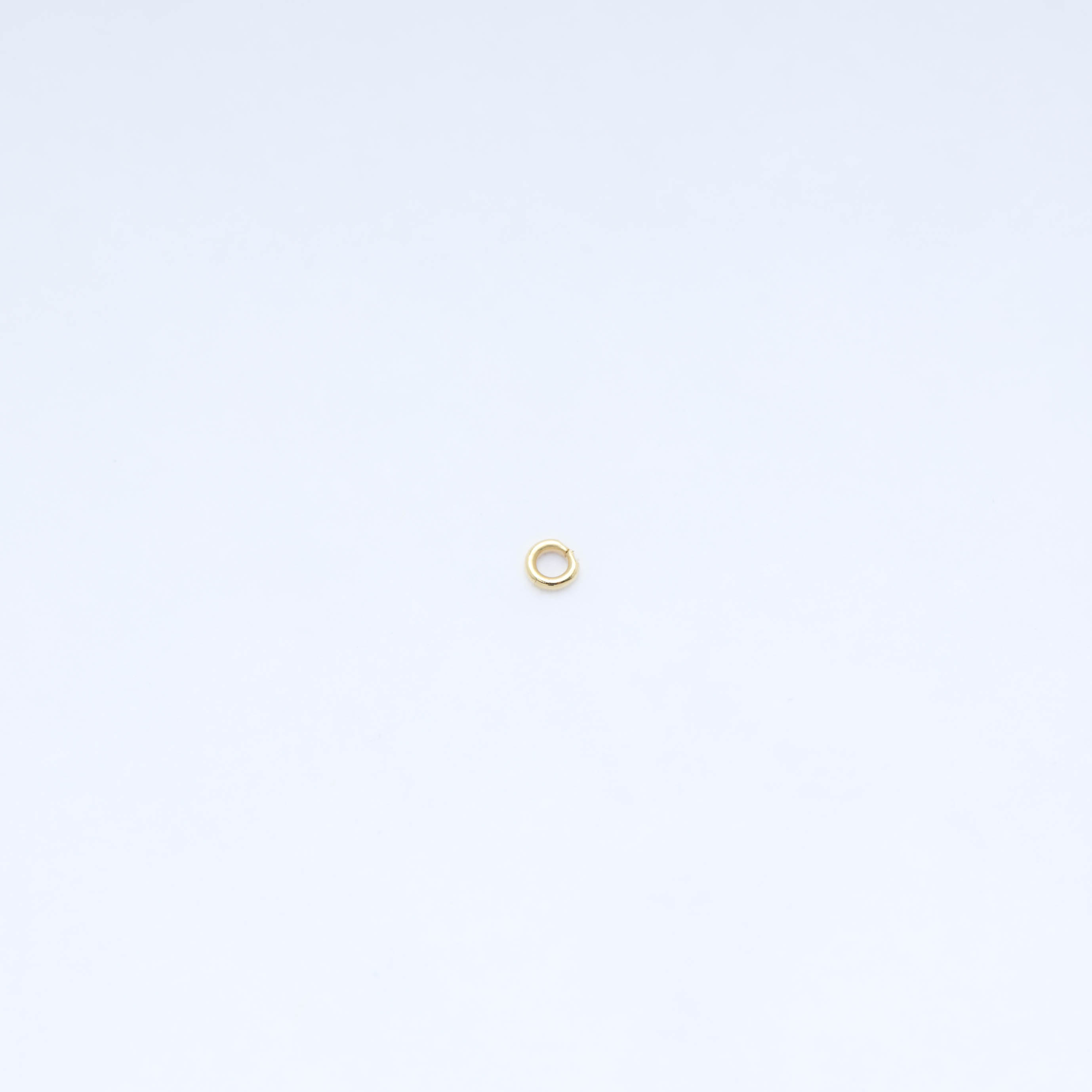 10987 4x0.6mm Gold Jump Rings